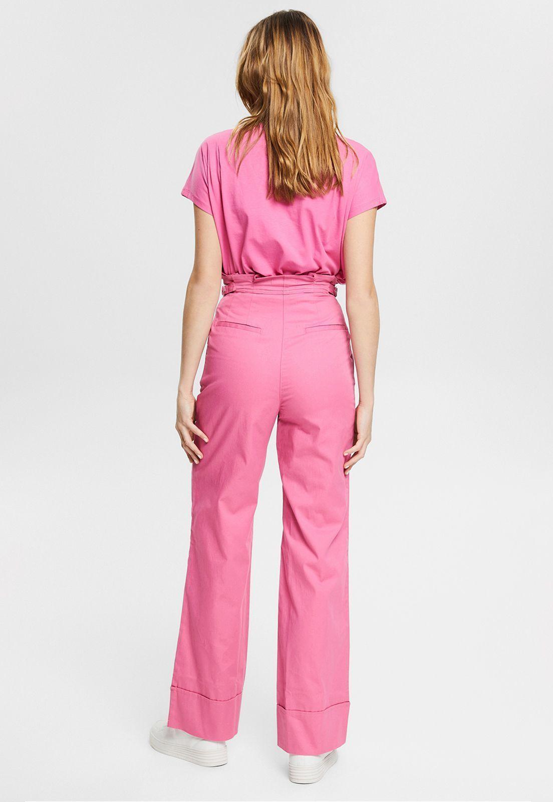 Pantalón Chino Pierna Ancha Esprit-1