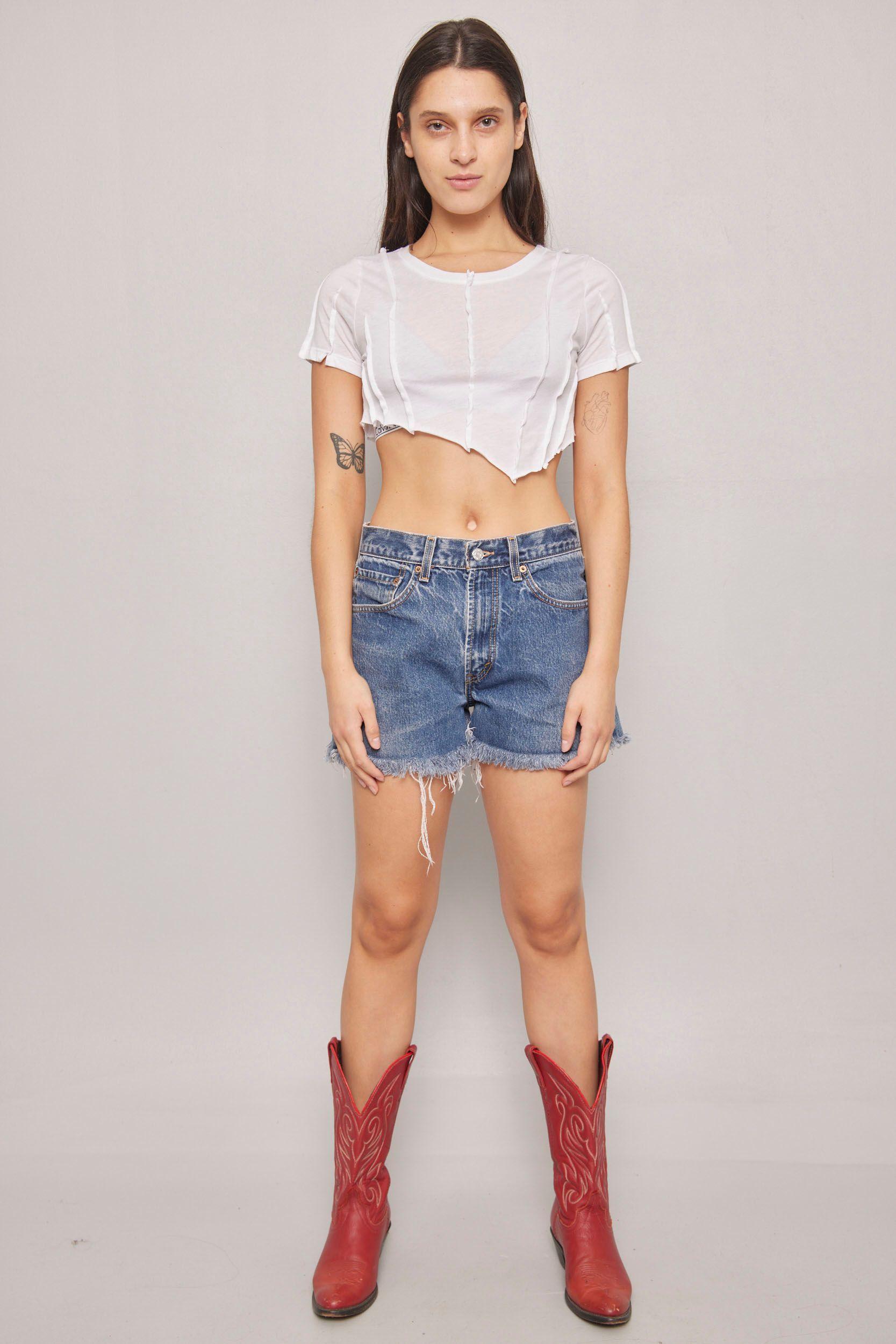 Shorts casual  azul levis talla 38-4