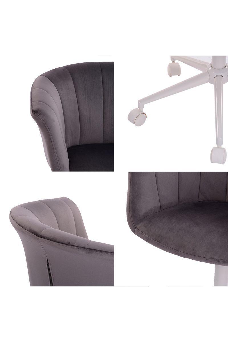 Silla de Escritorio Doble Cara Gris-4
