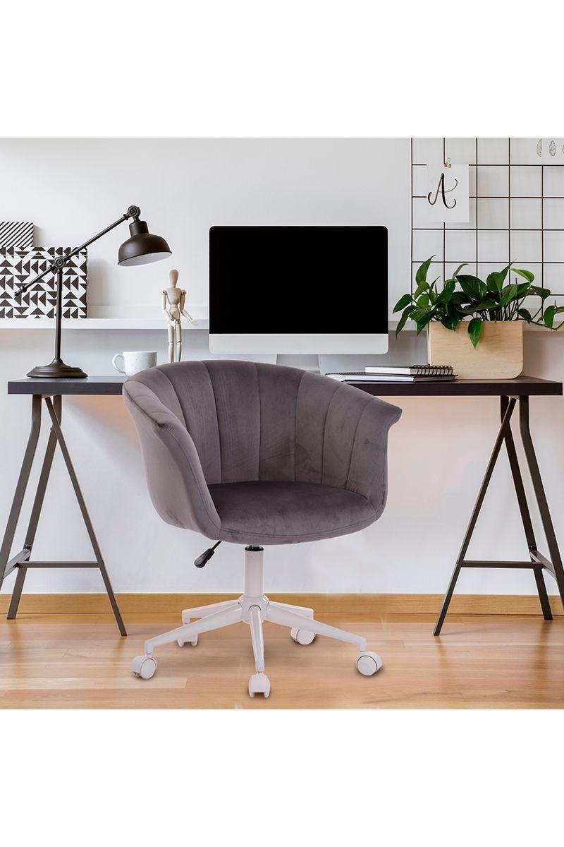 Silla de Escritorio Doble Cara Gris-1