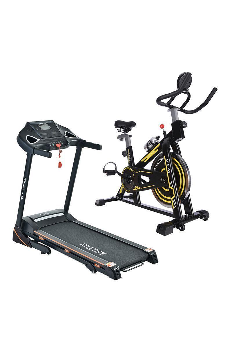 Pack Trotadora Fit B8215 + Spinning ProII Negro-0