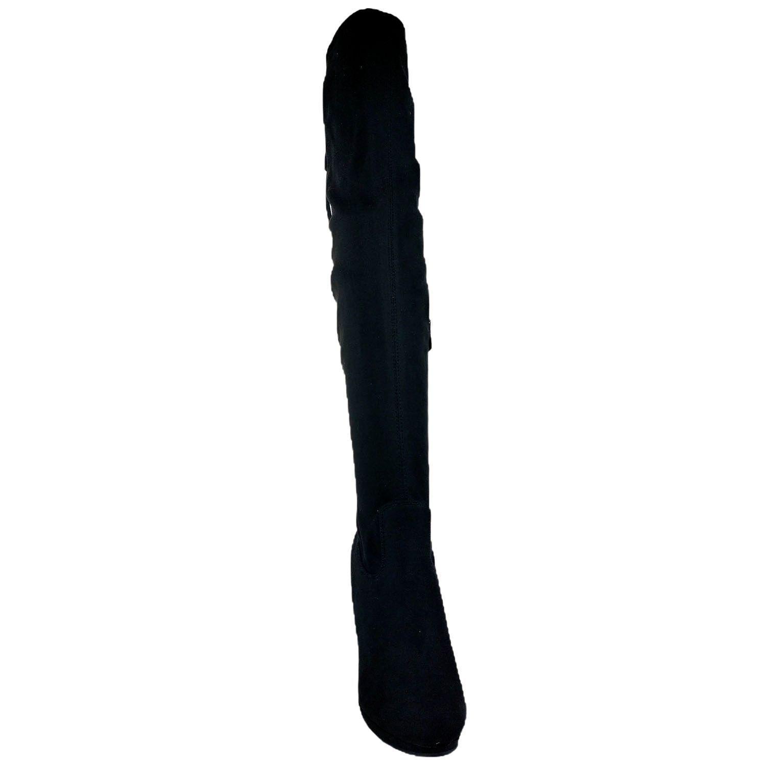 Bucanera Taco Aguja de Mujer Gamuza 030 Negro-3
