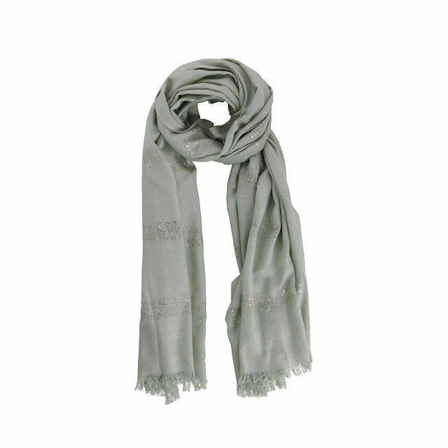 Pañuelo Liso Verde Organic Nature Sequins Humana-0