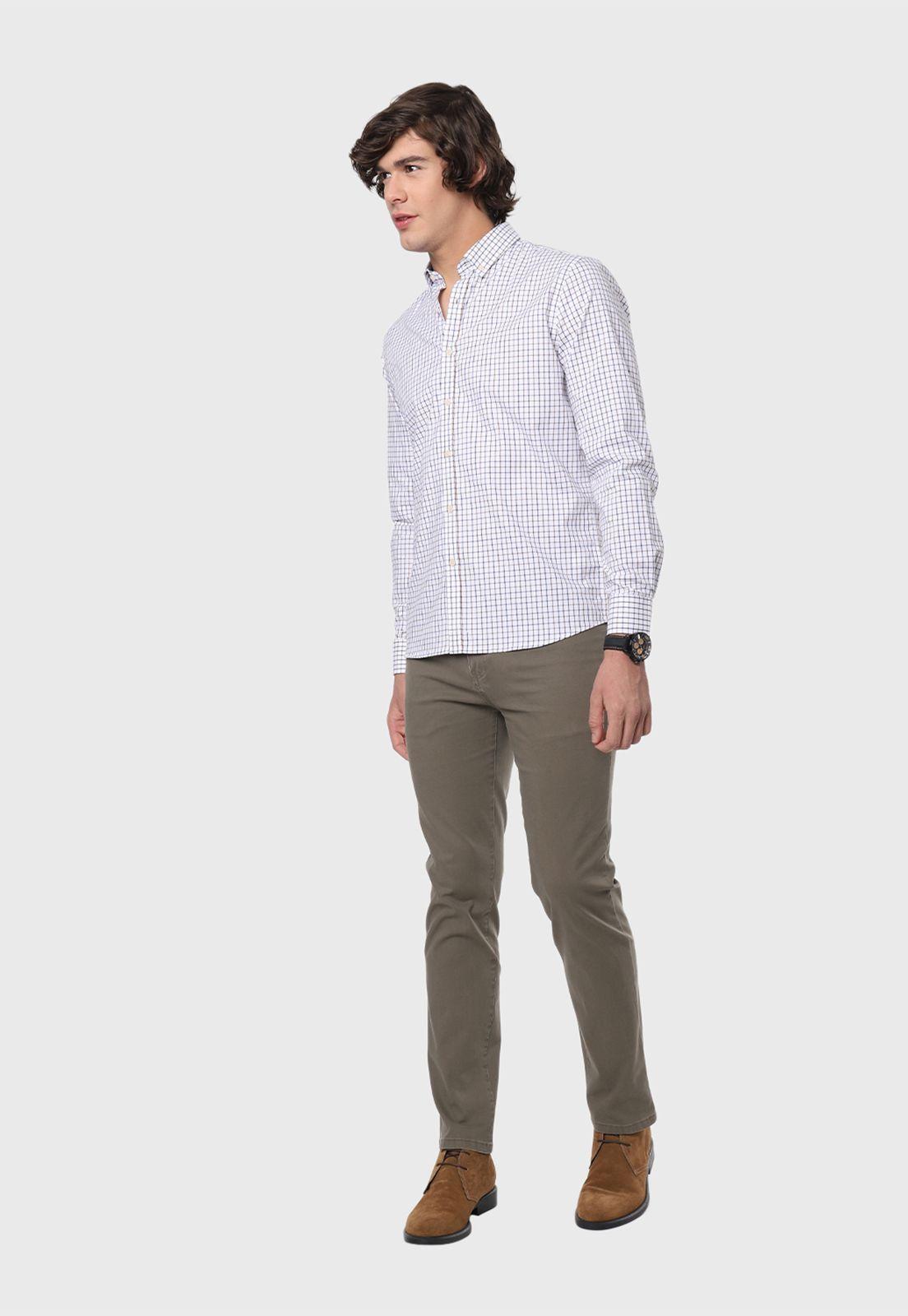 Camisa Oxford A Cuadros Arrow-4