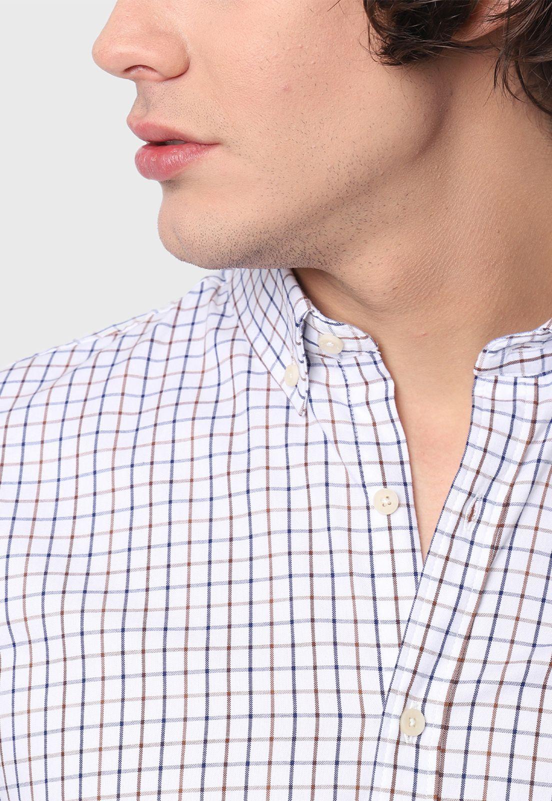 Camisa Oxford A Cuadros Arrow-3