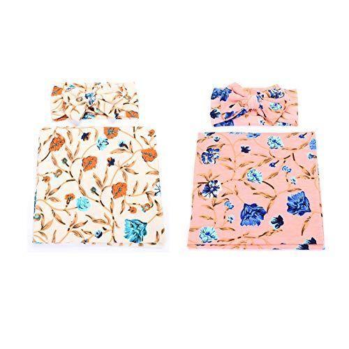 Mantas de bebé Galabloomer floreadas -0