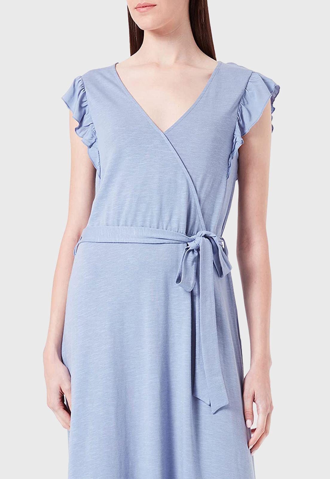 Vestido Midi Con Lazada Esprit-1