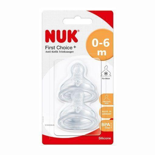 Tetina de silicona etapa 1 (0-6m) First Choice+ Nuk-1