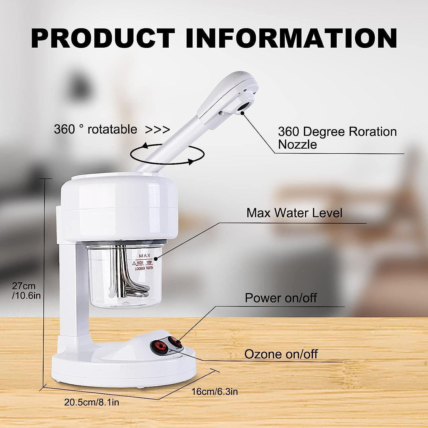 Vaporizador Facial con Ozono de Mesa -4