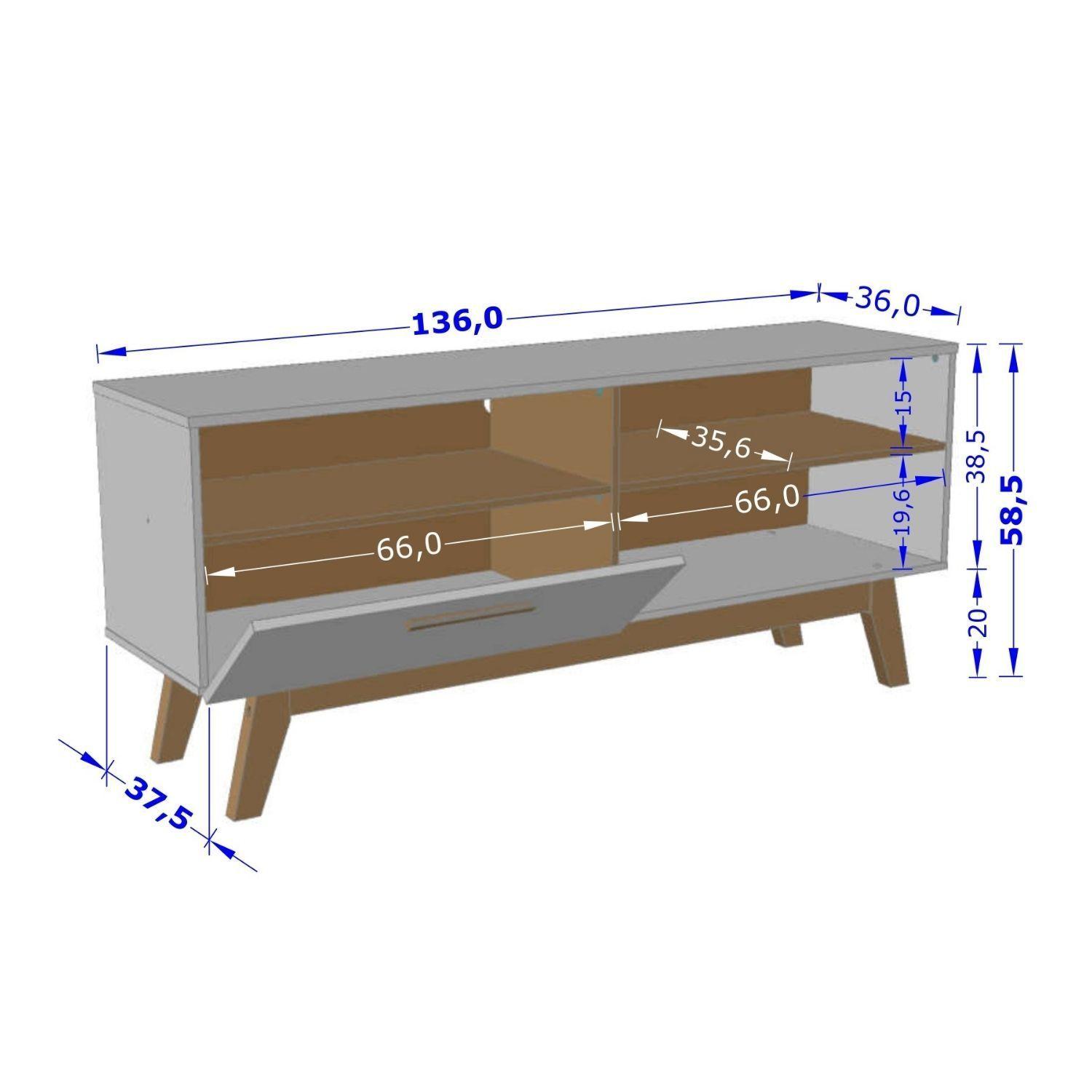 rack mueble tv 55 pulgadas paladio blanco -2
