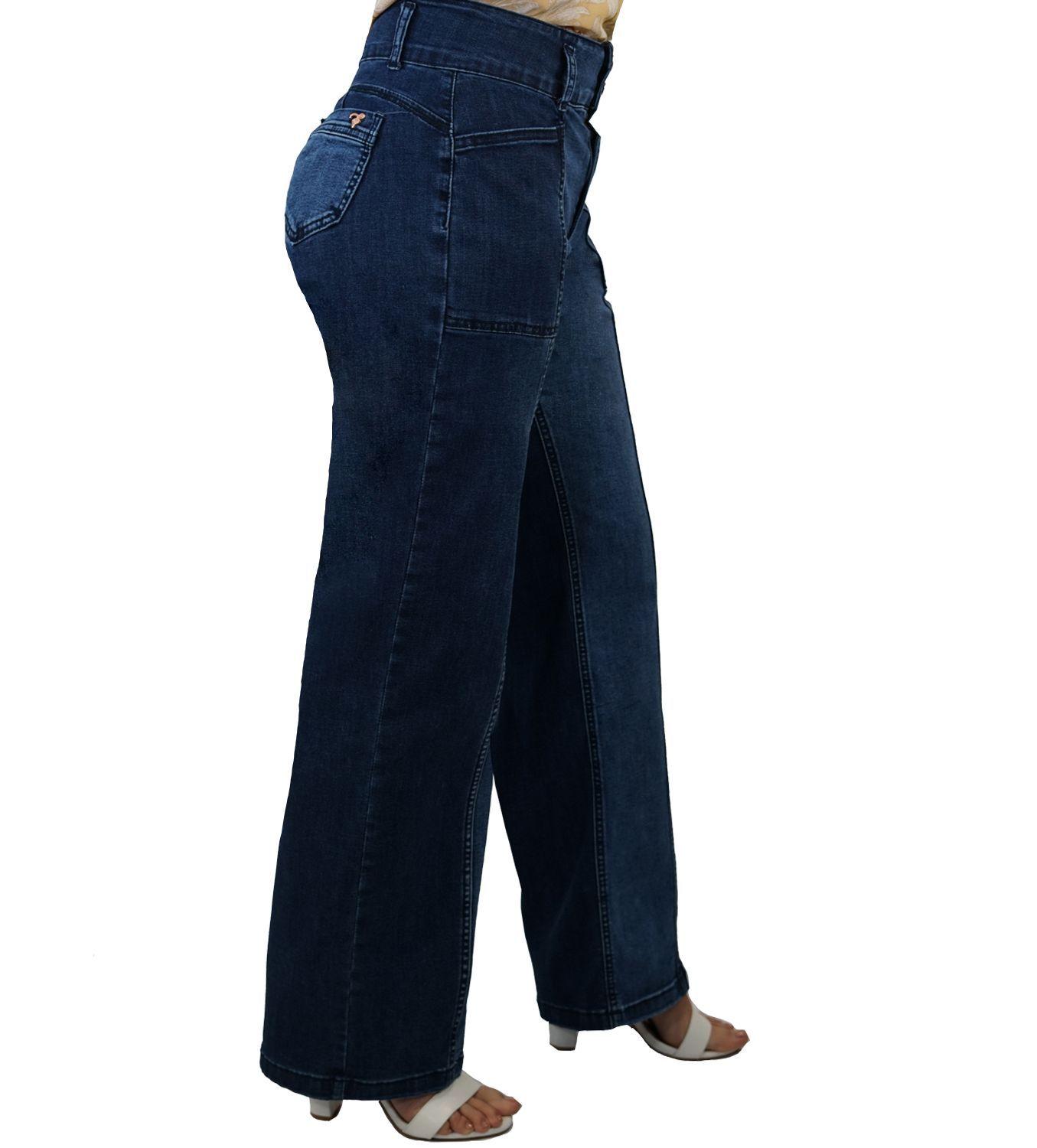 Jeans wide leg t.a. bicolor-1