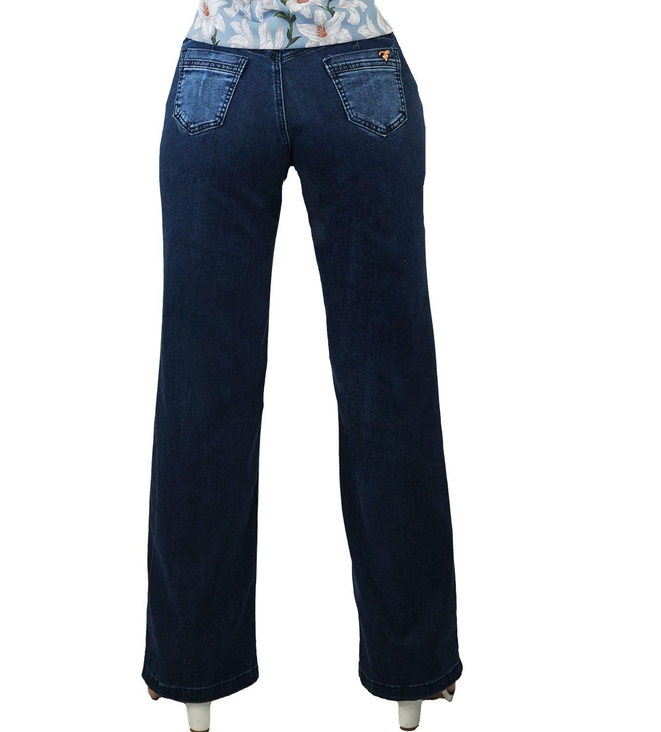 Jeans wide leg t.a. bicolor-2