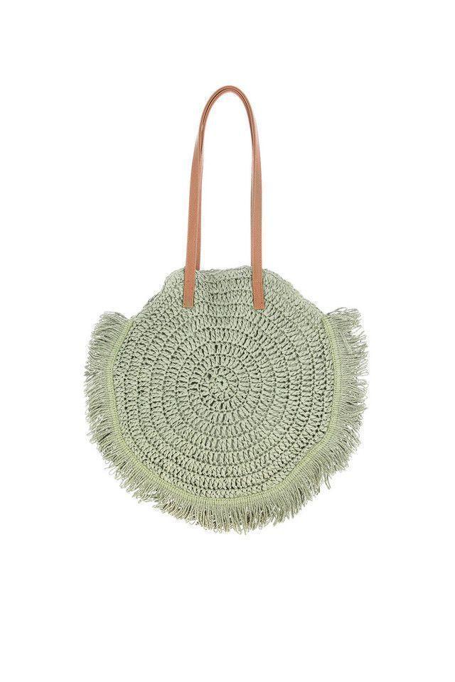 Cartera Hombro Verde Organic Nature Campo Humana-1