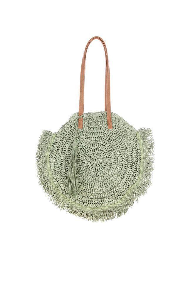 Cartera Hombro Verde Organic Nature Campo Humana-0