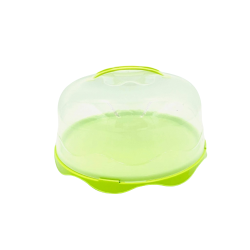 BASE DE TORTA CON TAPA TRANSPARENTE - BASE COLOR V-0
