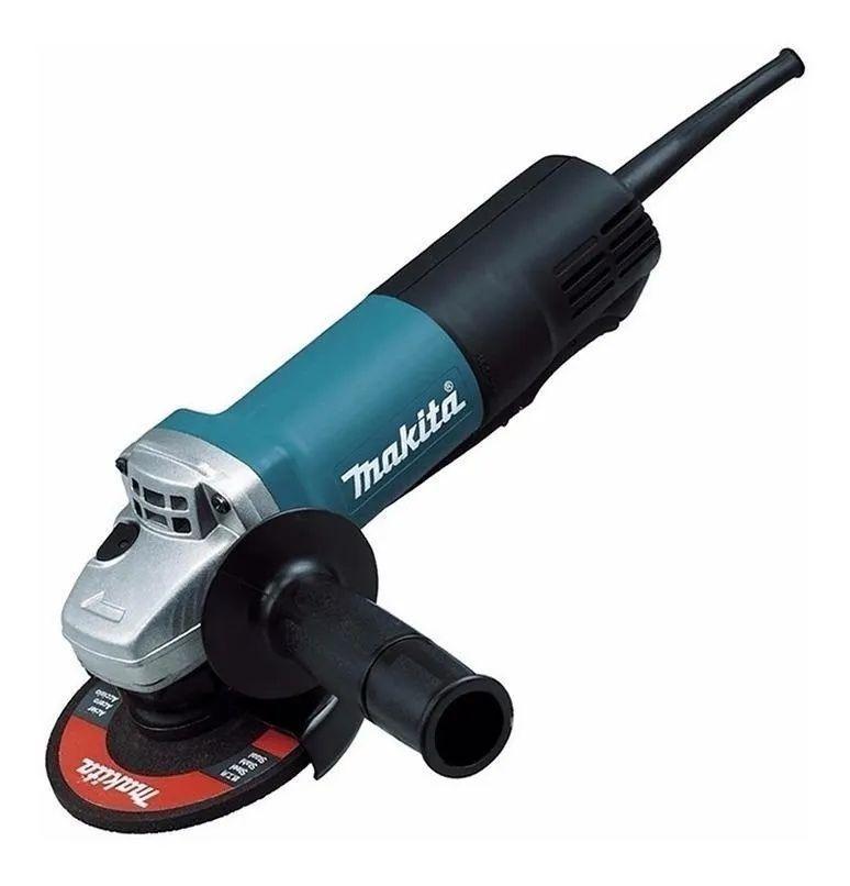 Esmeril angular Makita 9557HPG turquesa 840 W 220 V + acces-1
