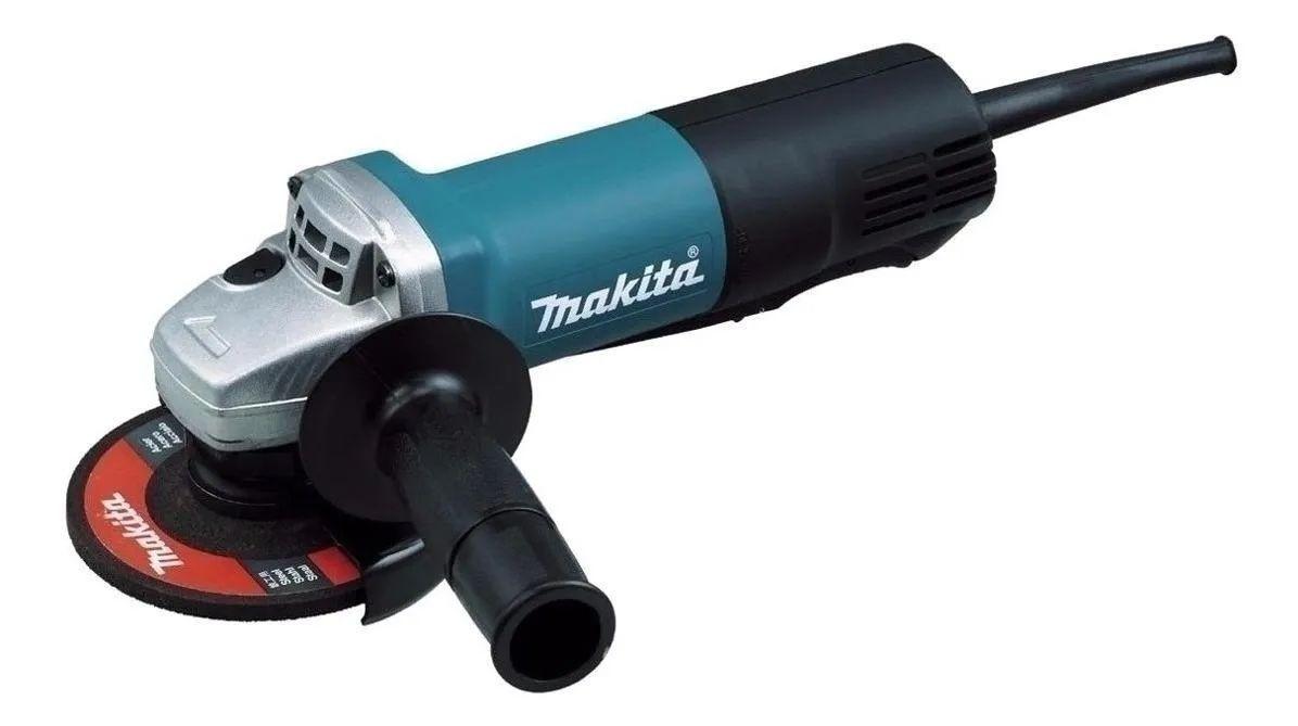 Esmeril angular Makita 9557HPG turquesa 840 W 220 V + acces-0
