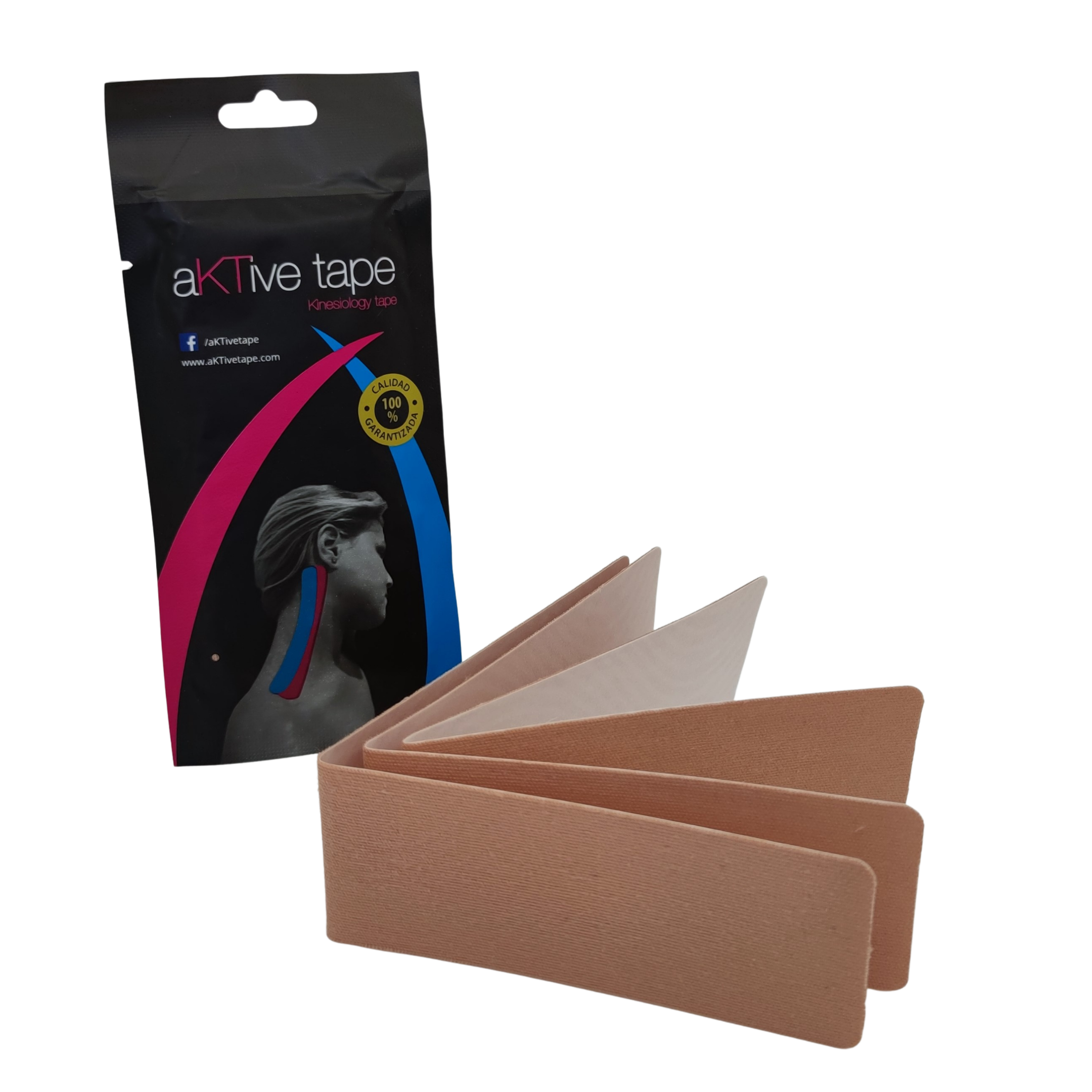 CINTA KINESIOLOGICA AKTIVE TAPE 25 CM BEIGE-0