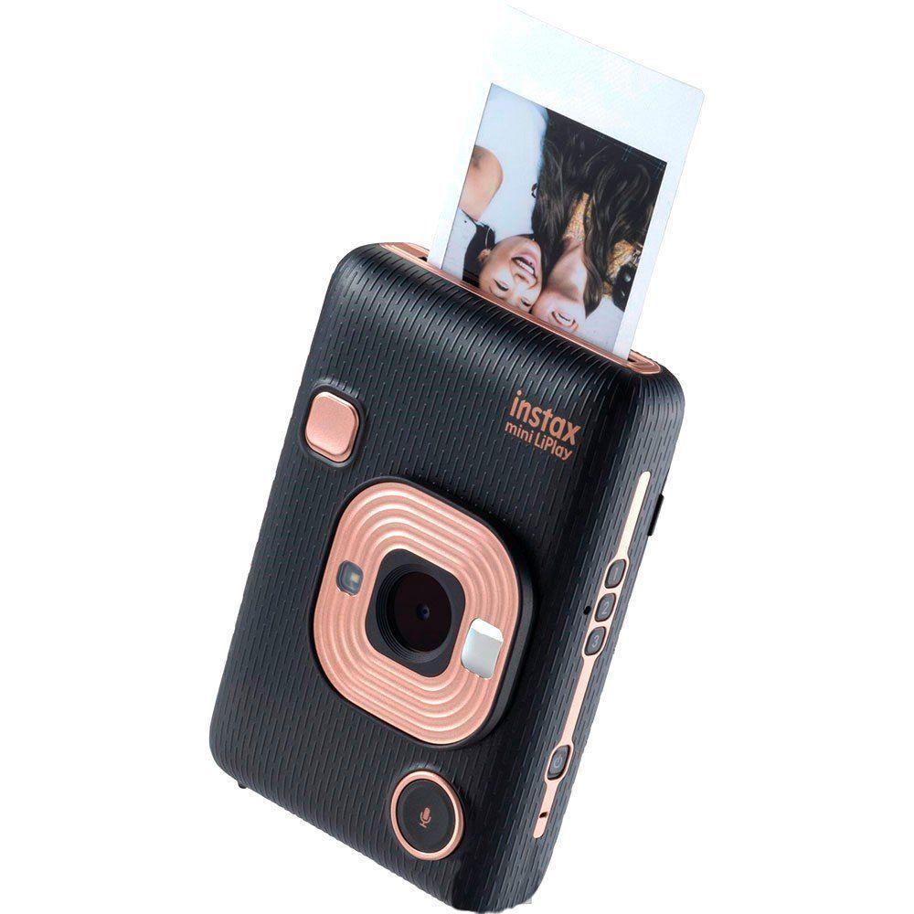 CÁMARA FUJIFILM INSTAX MINI LIPLAY HÍBRIDA ELEGANT BLACK-0