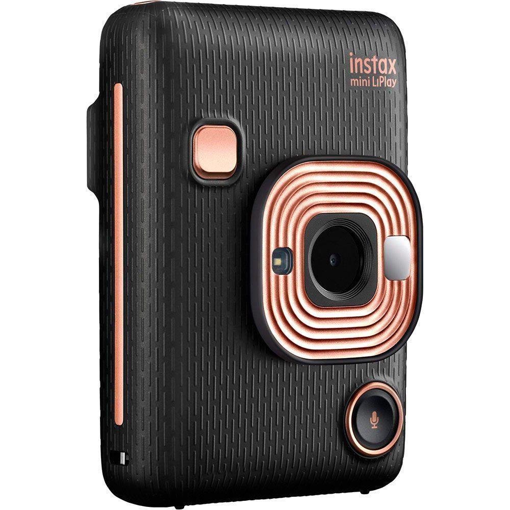 CÁMARA FUJIFILM INSTAX MINI LIPLAY HÍBRIDA ELEGANT BLACK-1