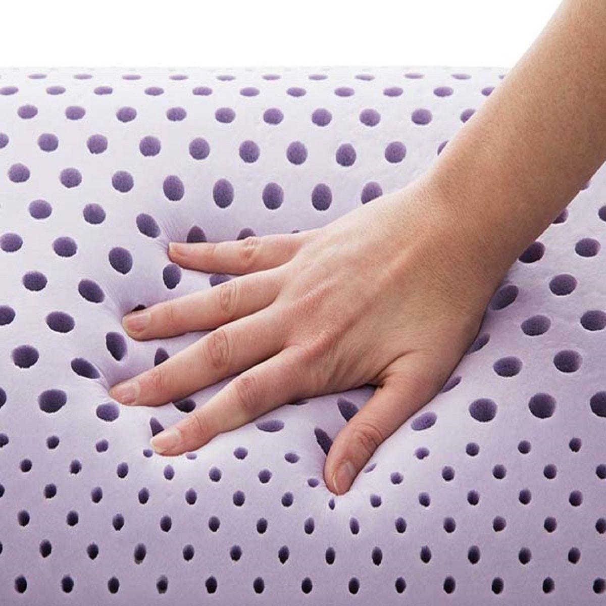 Almohada Gel Memory Foam Infucionada Con Lavanda Lottus MFLP-1