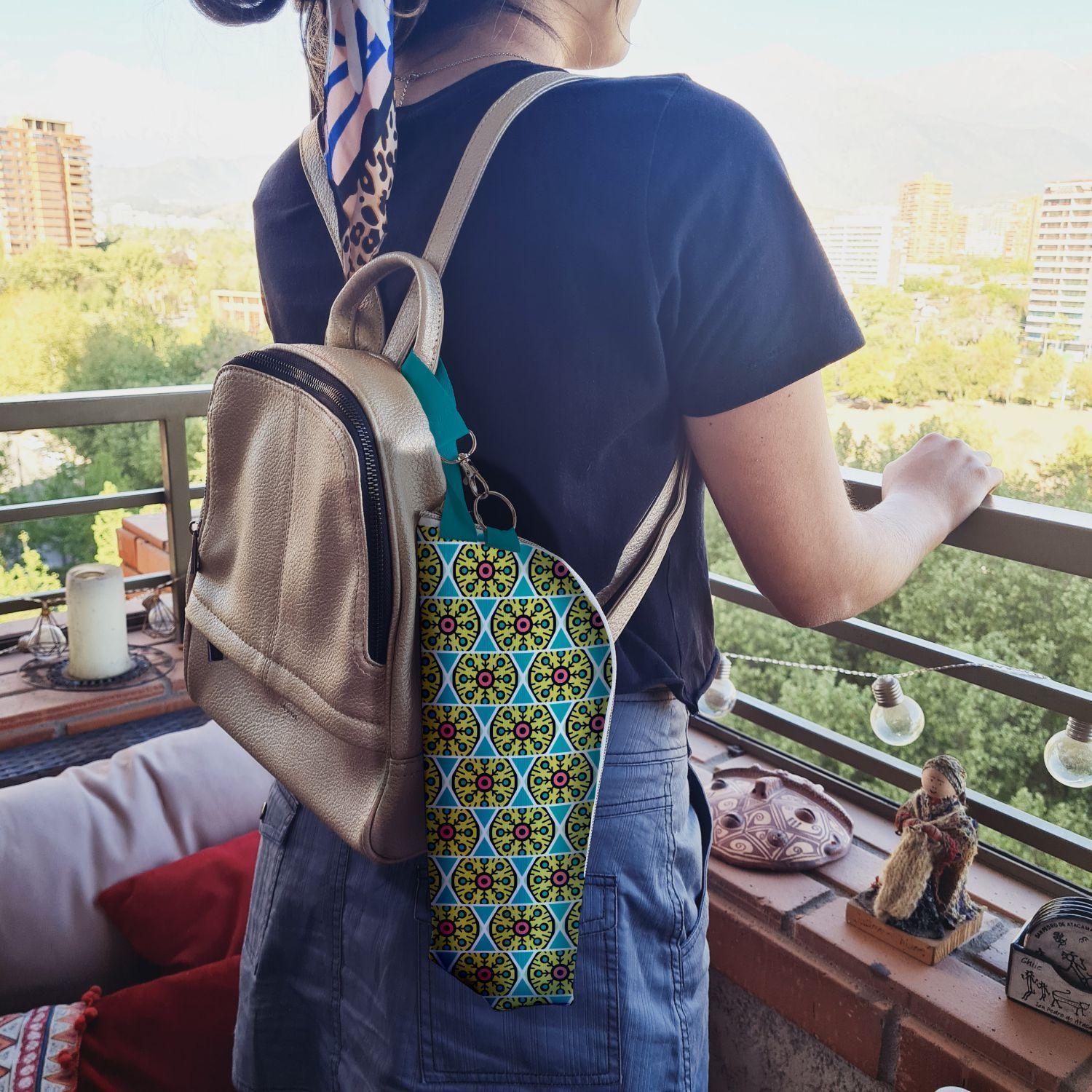 Bolso termico para botella Etnico-3