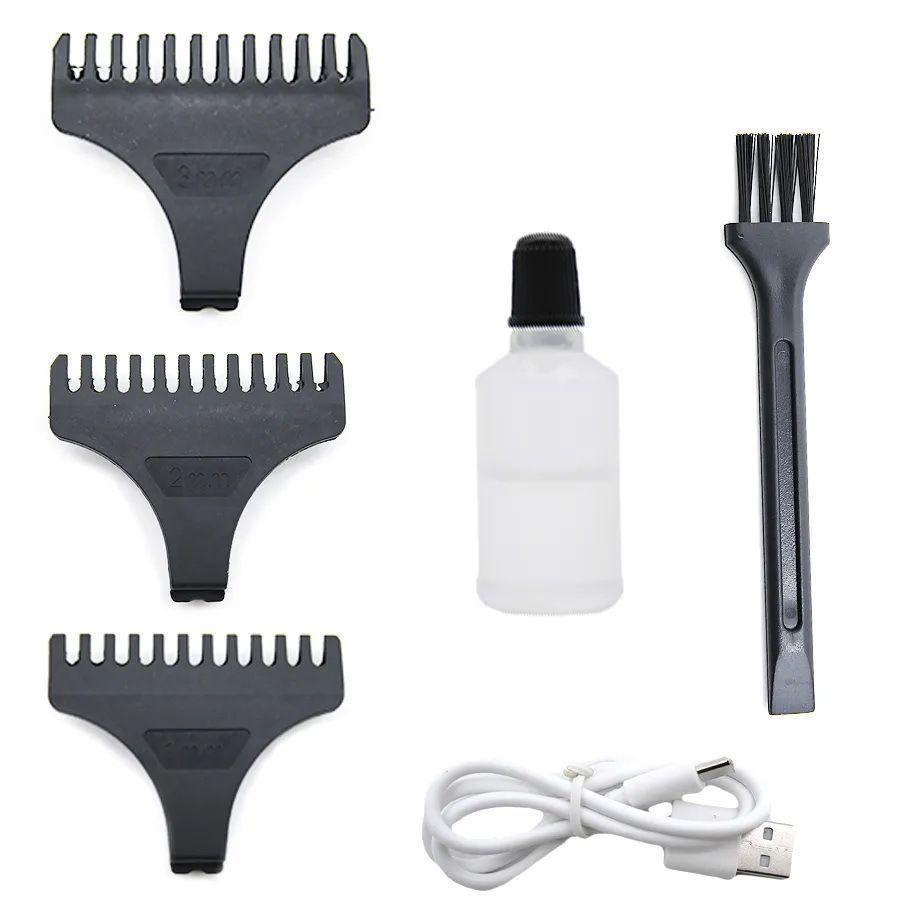 Afeitadora Eléctrica Maquina Corta Pelo Barba Patilla Recarga-2
