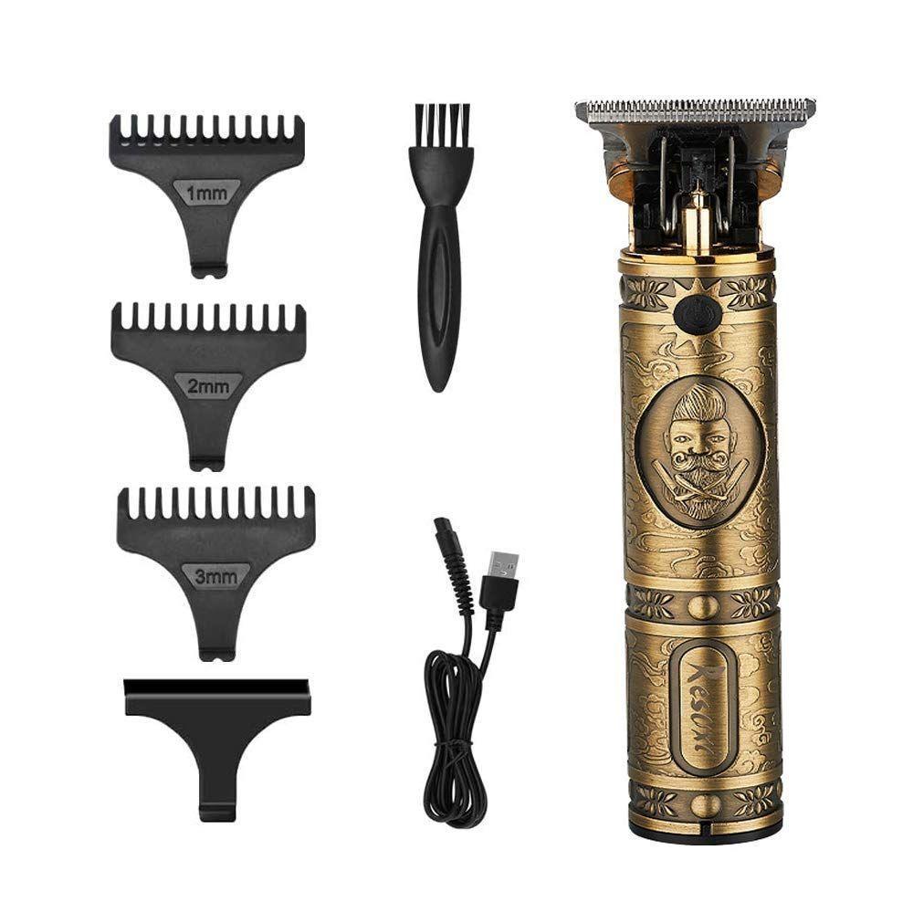Afeitadora Eléctrica Maquina Corta Pelo Barba Patilla Recarga-1