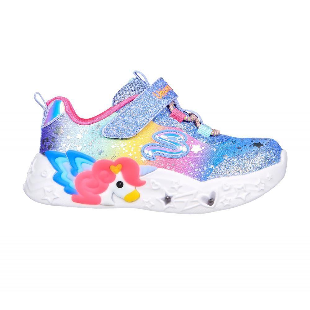Zapatilla Niña Unicorn Charmer Azul Skechers-4