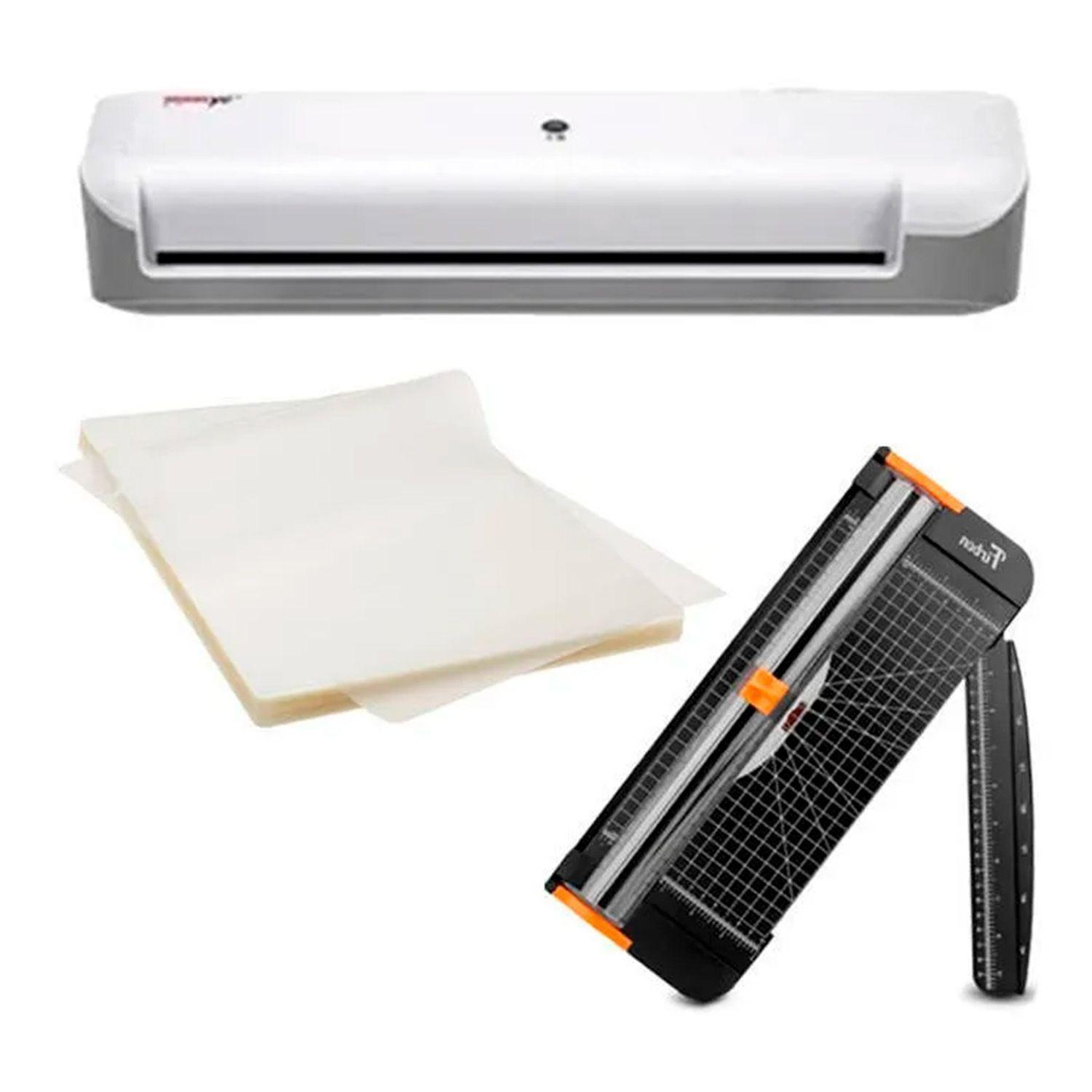 Pack termolaminadora + Guillotina + Papel termolaminado-0