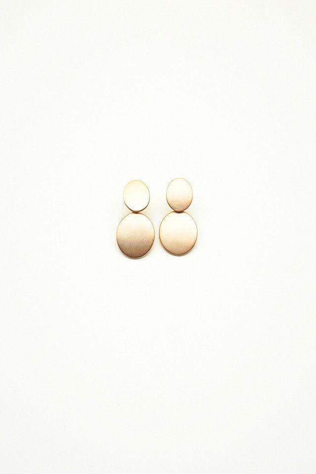 Aros Dorados Óvalos  i-D-0