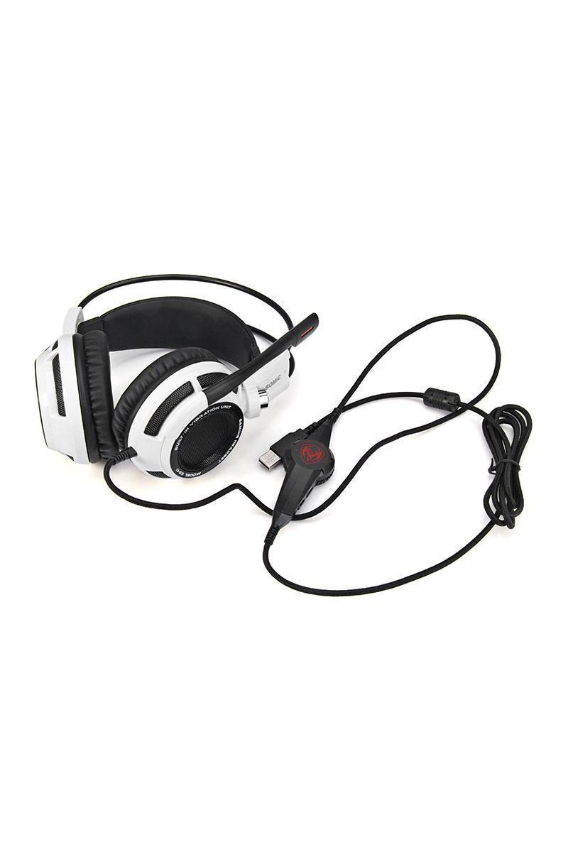 Audífonos Gamer Led G941 7.1 con Micrófono Blanco-5