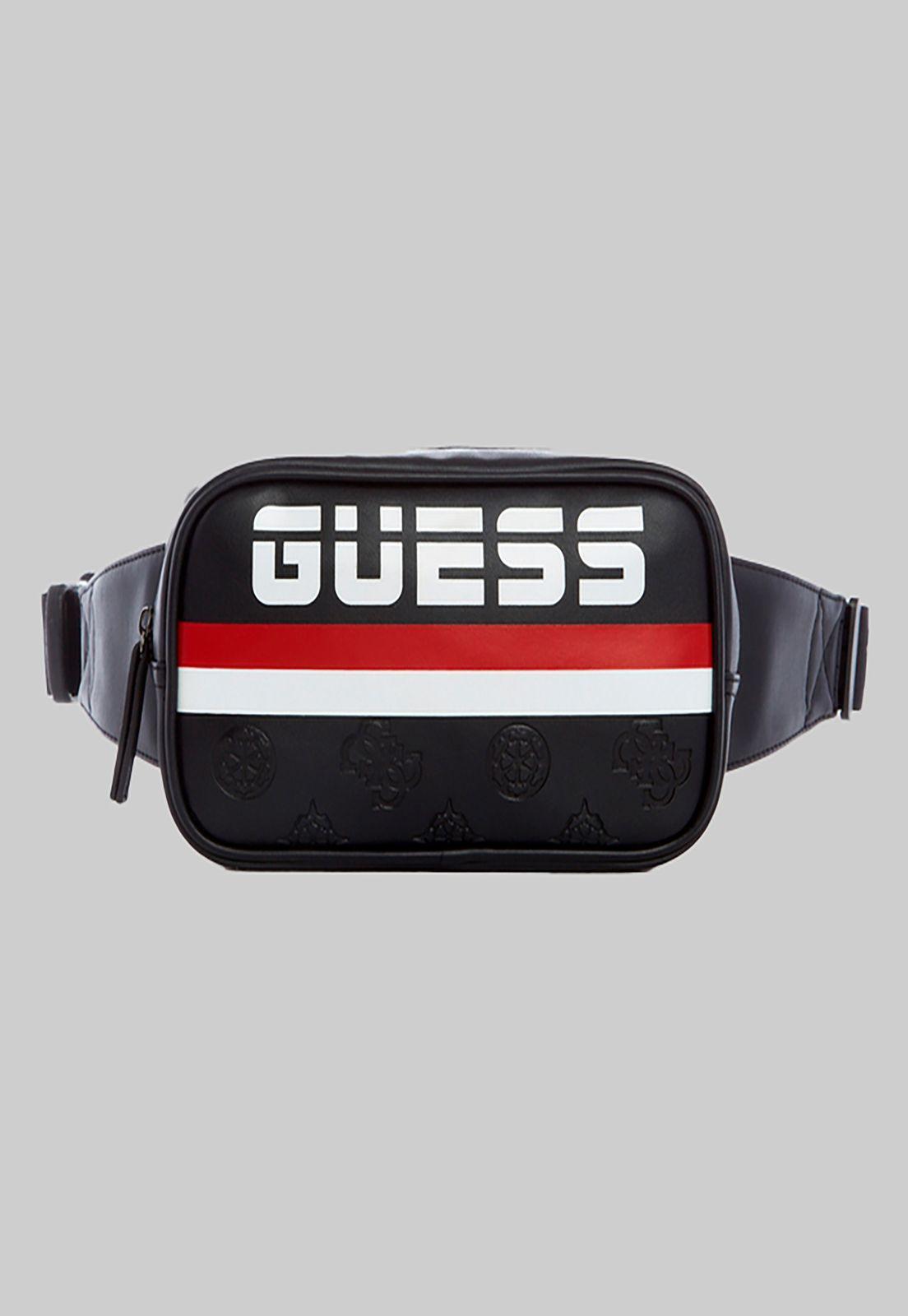 Banano Sport Bum Bag Bla Negro Guess-3