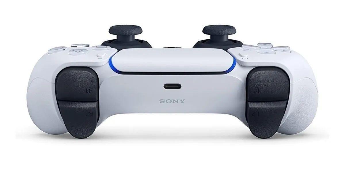 Control joystick inalámbrico Sony PlayStation DualSense CFI-ZCT1 white y black-3