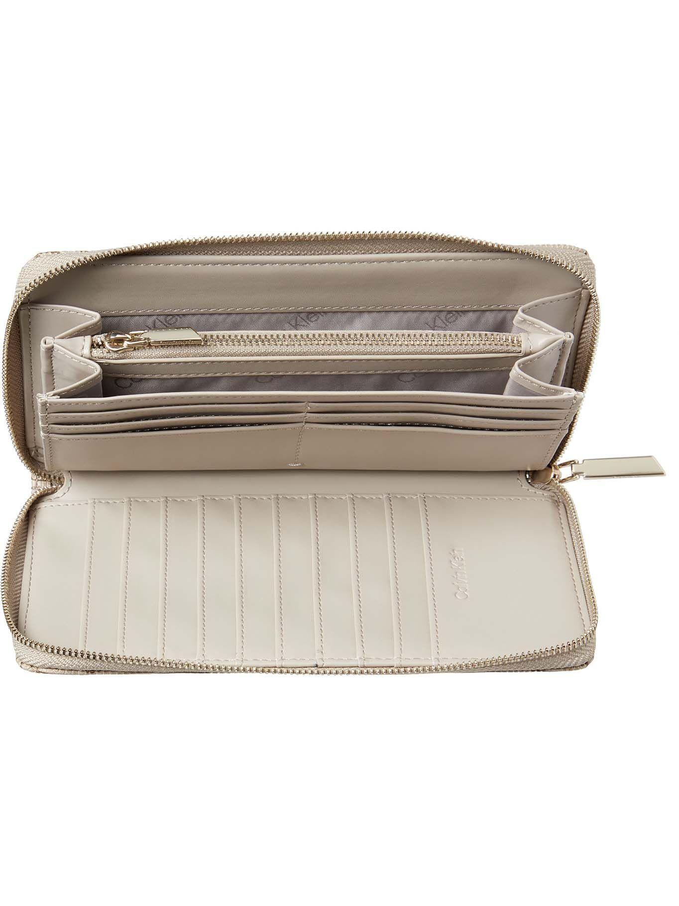 Billetera Ck Must Xl Crema Calvin Klein-1