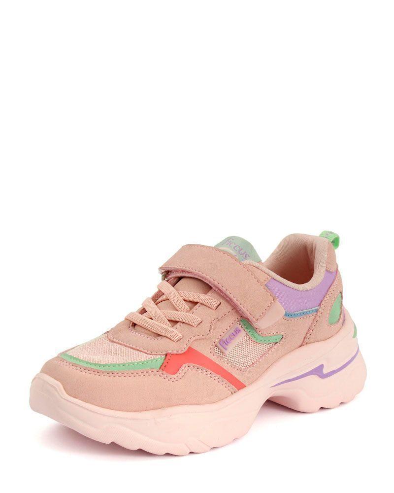Zapatilla Sport Velcro A Correr Niña Ficcus-0