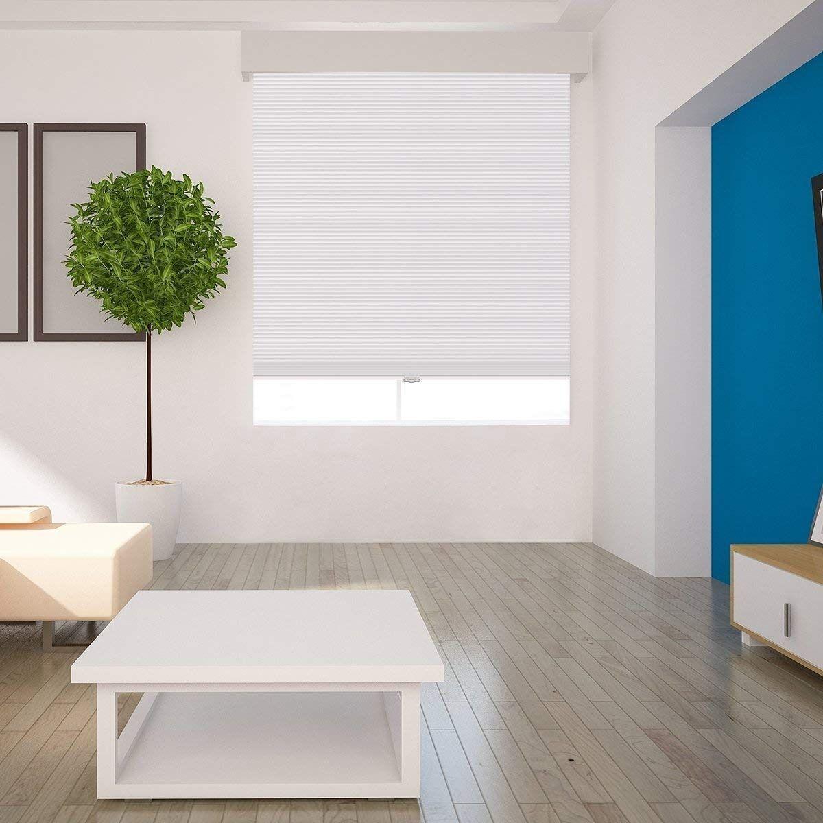 Cortina Honeycomb Termoacústica Blanca 180x240cm-2