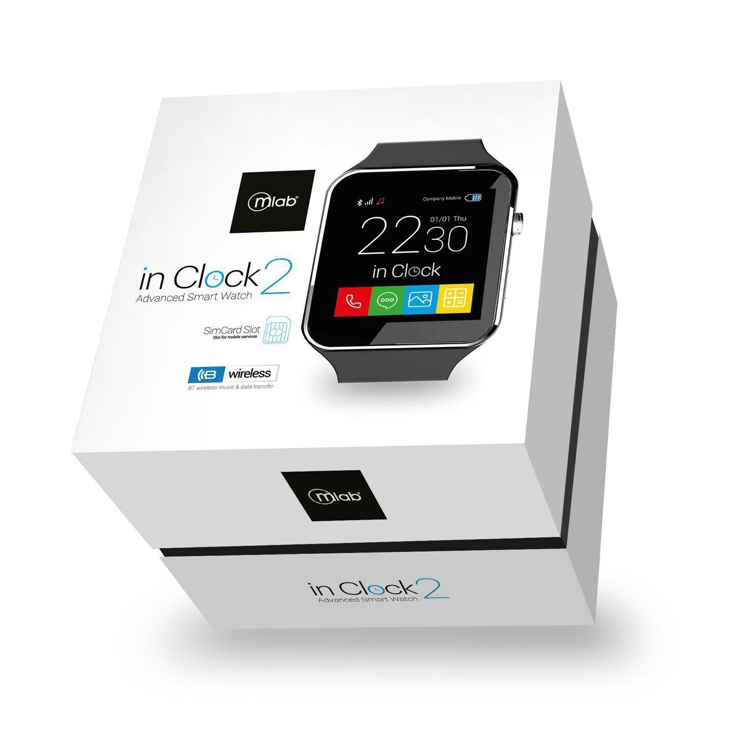 RELOJ INTELIGENTE SMARTWATCH MLAB BT CLOCK 2 BLACK-2