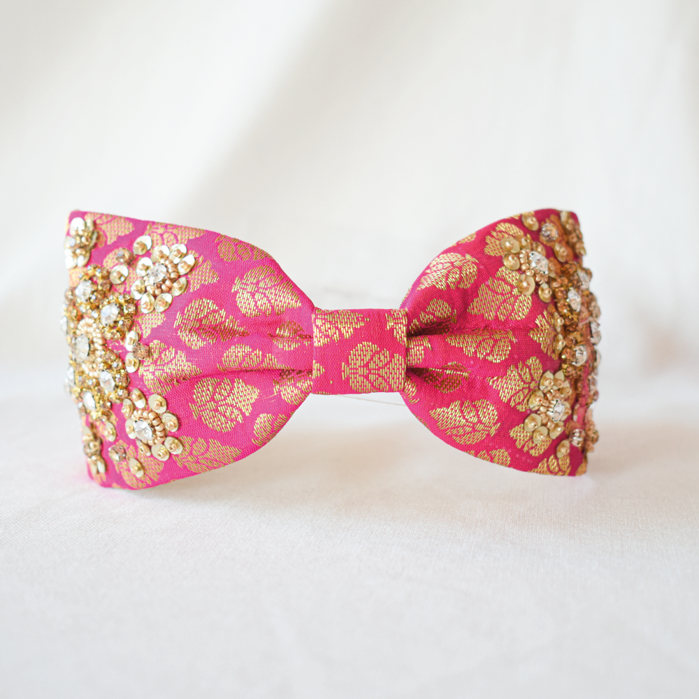 Cintillo Diadema Fucsia -3
