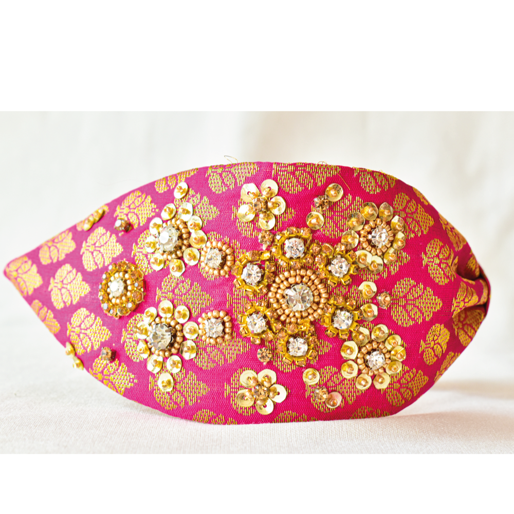 Cintillo Diadema Fucsia -4