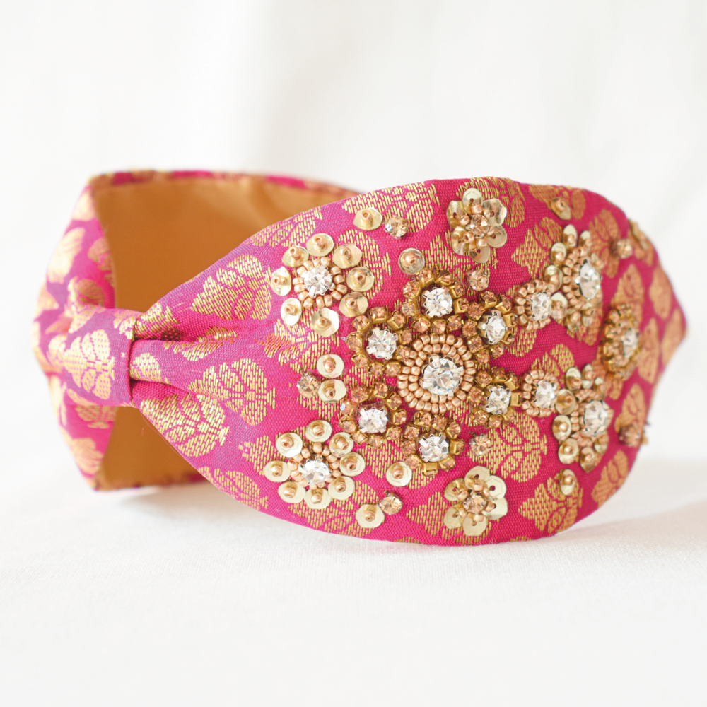 Cintillo Diadema Fucsia -0