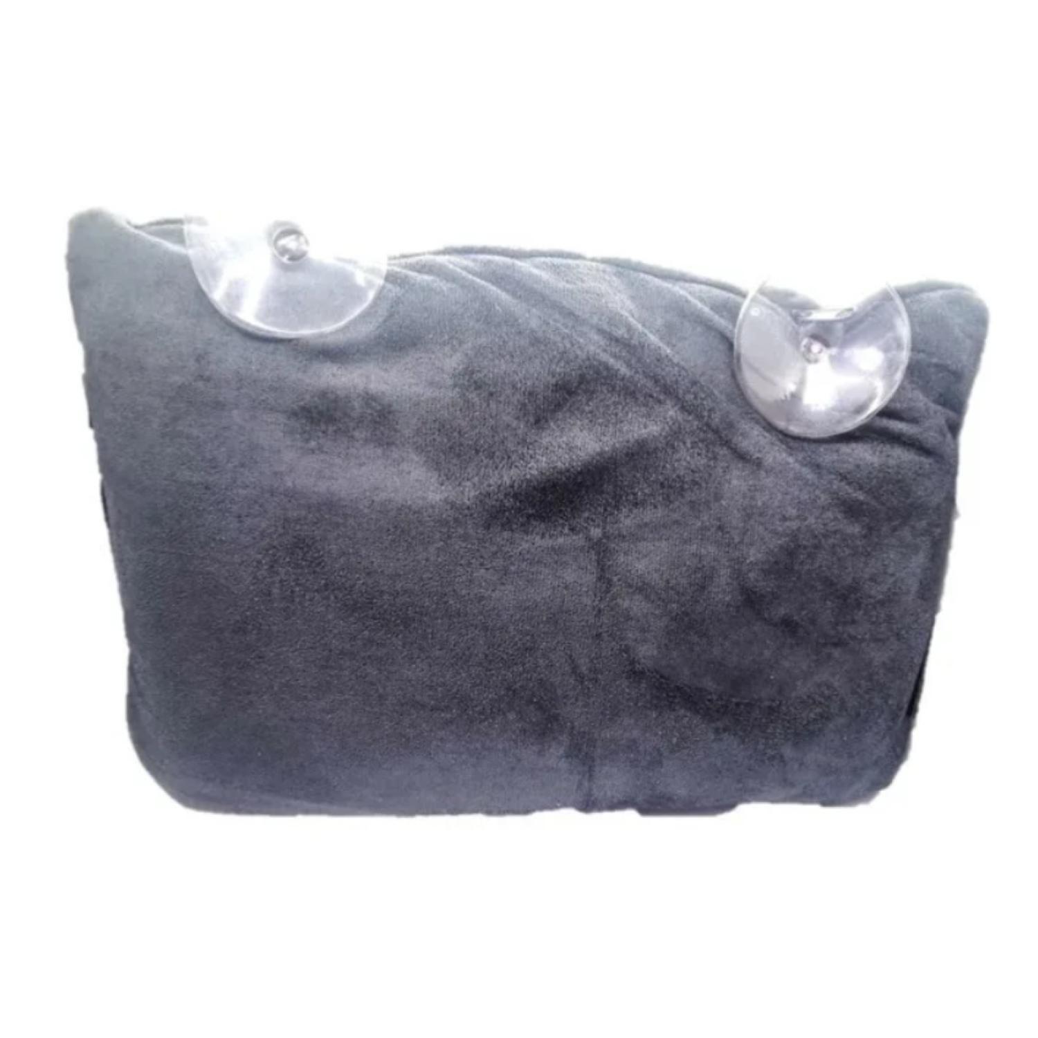 Cojin De Apoyo Cabeza Cuello Para Auto Gris-0