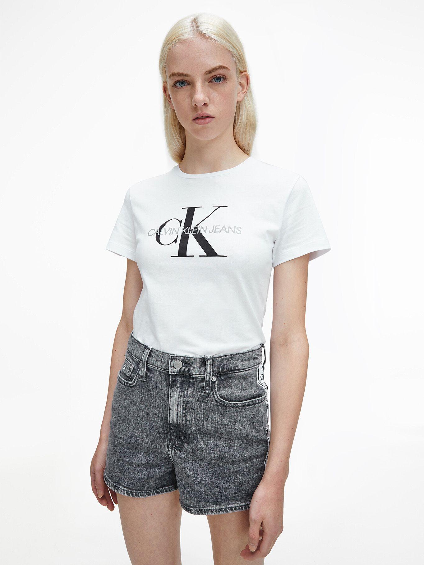 Polera Core Monogram Blanco Calvin Klein-0