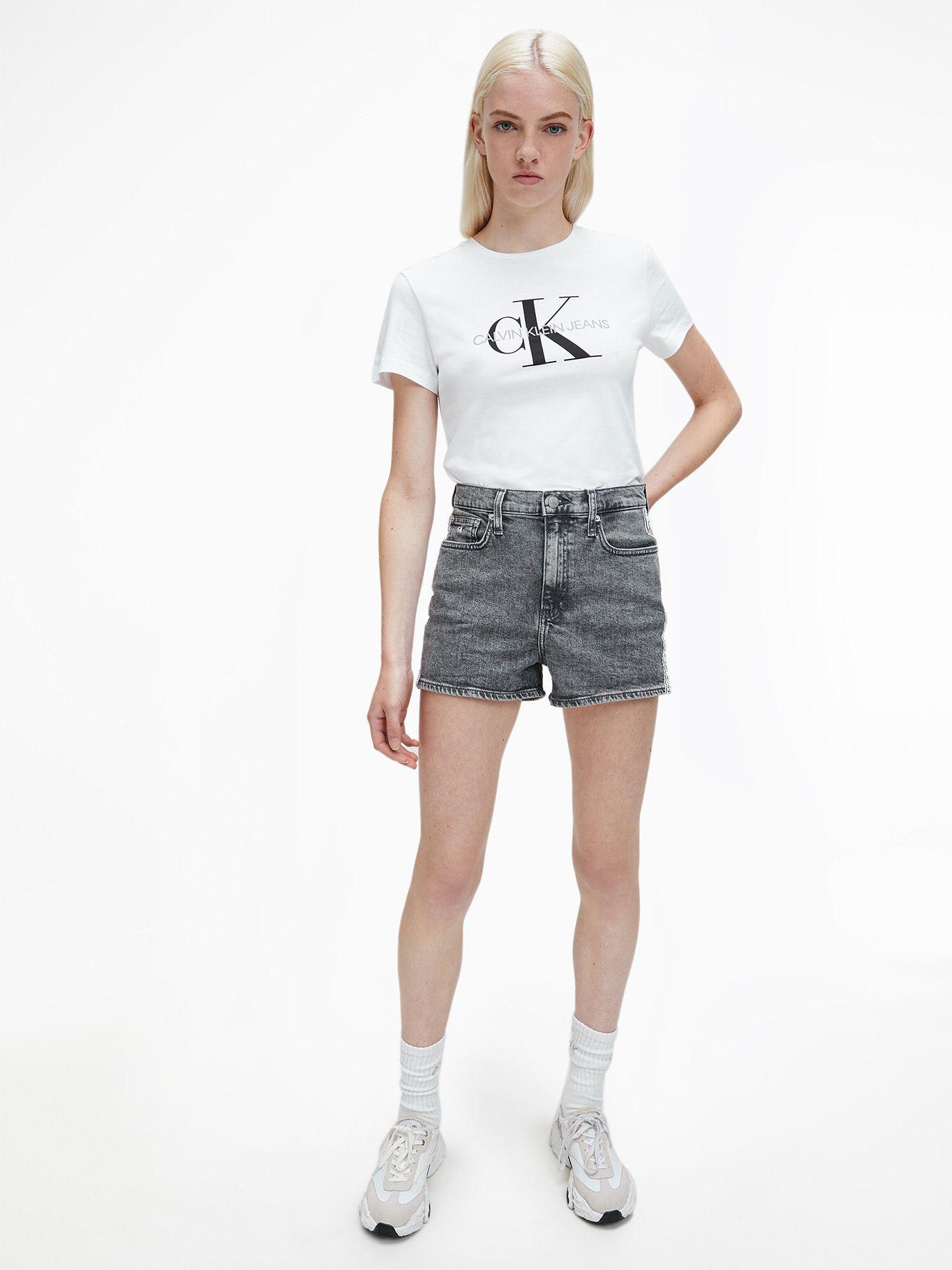 Polera Core Monogram Blanco Calvin Klein-1