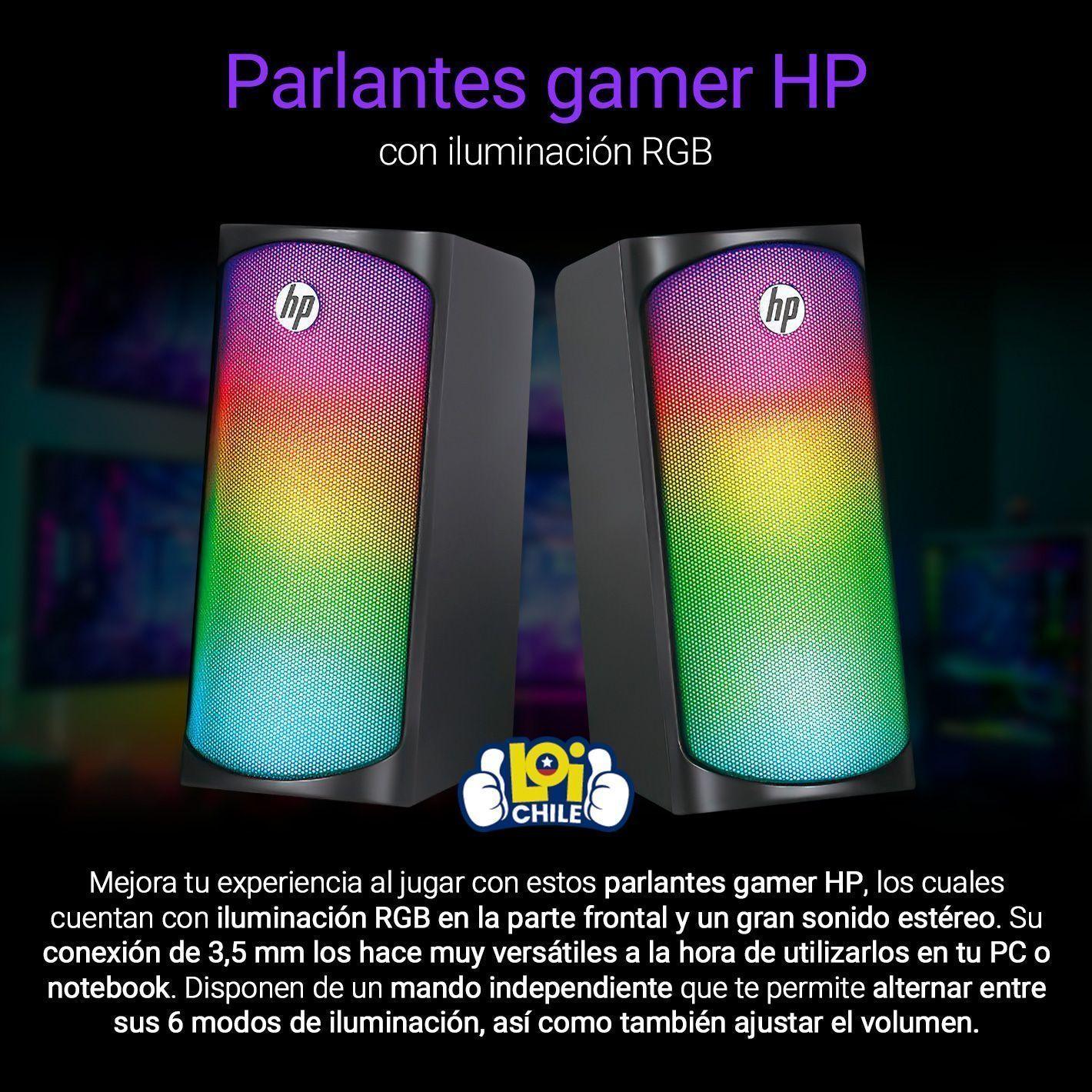Parlantes Gamer HP DHE-6004 RGB-1