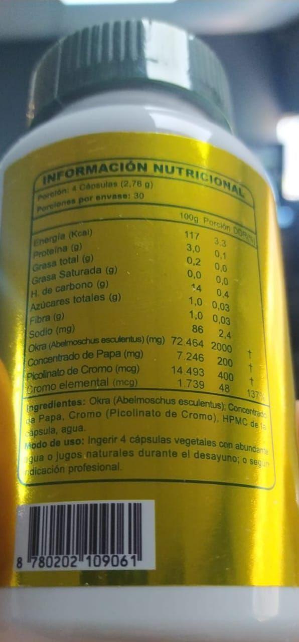 Okra Slim - 120 Capsulas - FNL-1