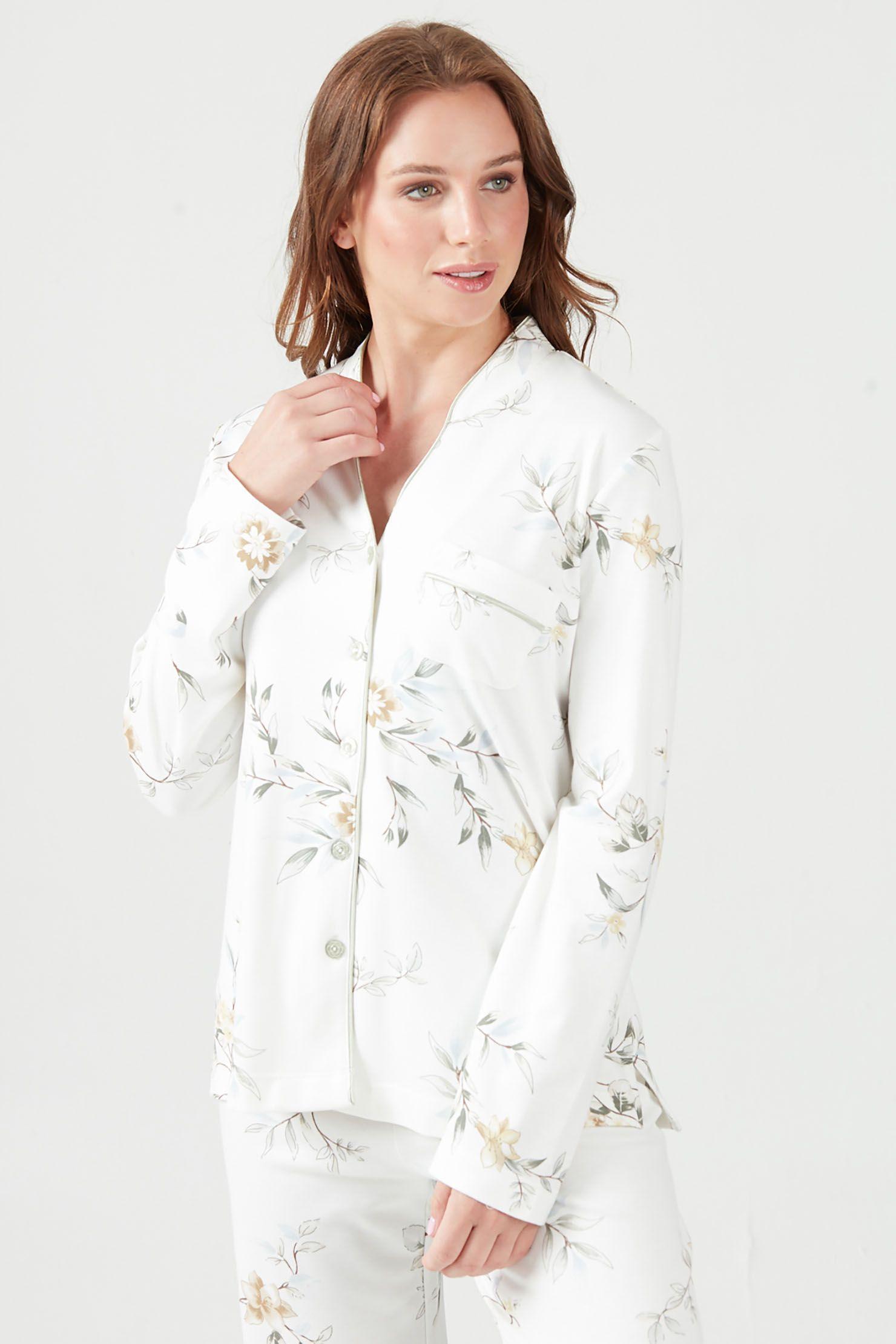 Pijama de mujer Spa Ivory Flor-3
