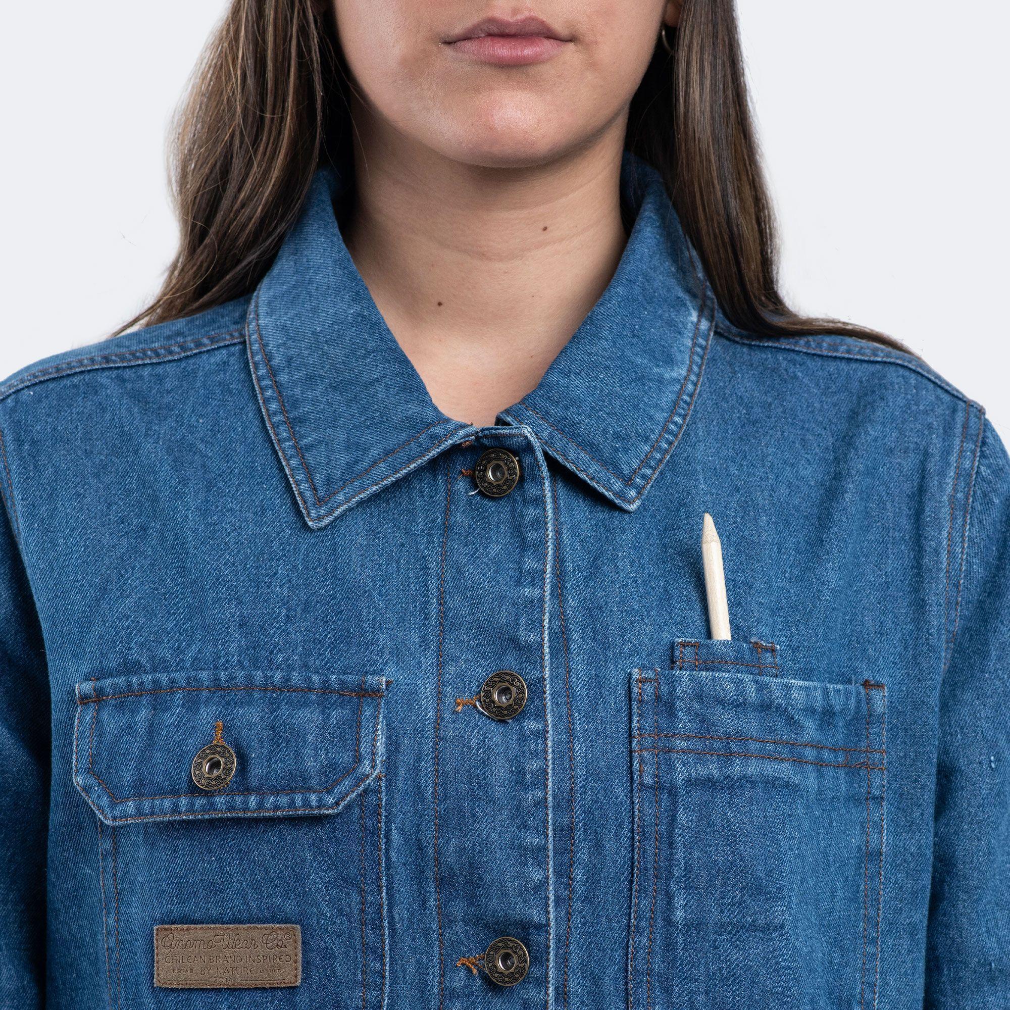 Chaqueta Jeans Tonrak LightBlue Mujer Gnomo-3