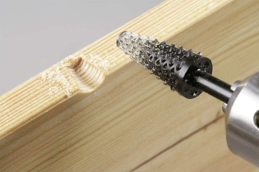 Kit Juego Broca Madera Metal Escofina Rotativa 1/4 5 Pcs Kwb-2