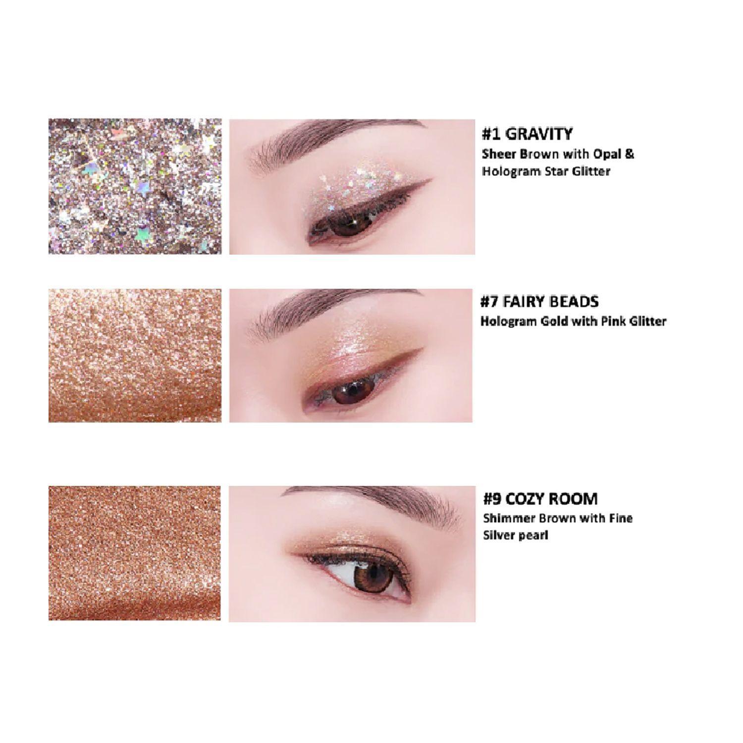 Set 3 Sombra de Ojos Líquida "Glitter Prism" Missha-1